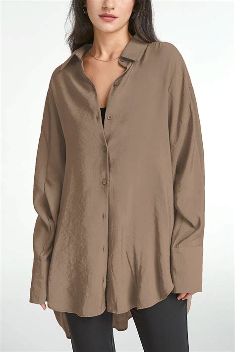 universal thread button down shirt|women's oversized button down shirt.